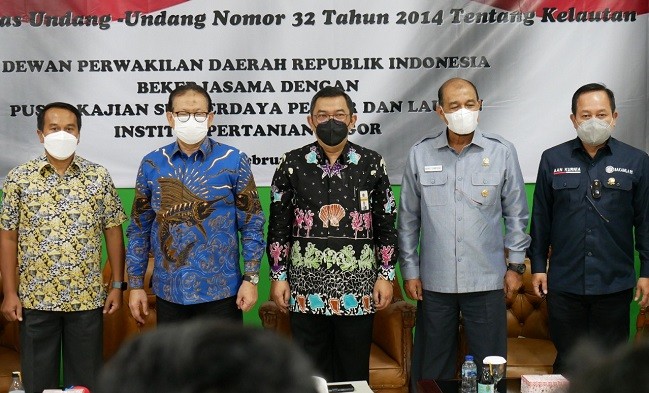 Gandeng IPB, DPD RI Gelar Uji Sahih Revisi Terbatas UU No. 32 Tahun 2014 Tentang Kelautan 
