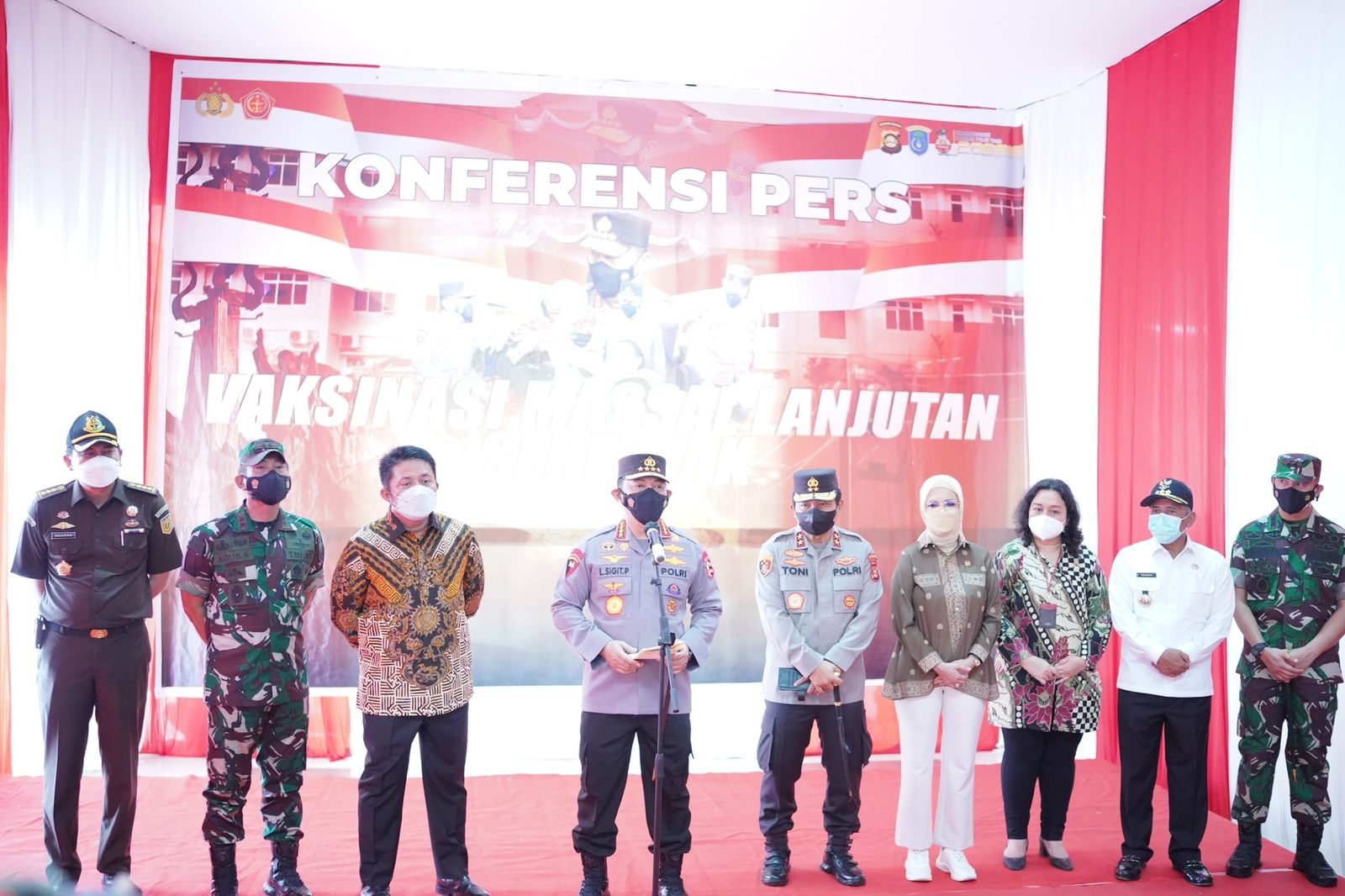 Di Sumsel, Kapolri Minta Tingkatkan Vaksin Dosis Kedua dan Booster