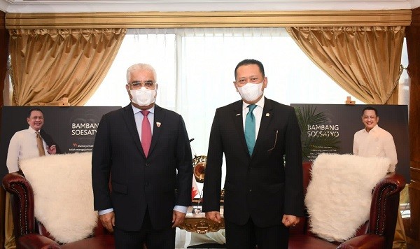 Terima Duta Besar Kerajaan Bahrain untuk Indonesia, Bamsoet Dorong Pembentukan Majelis Syuro Dunia