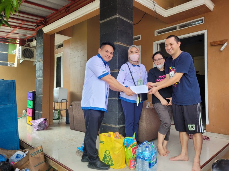 Bank BTN Peduli Korban Banjir Banten