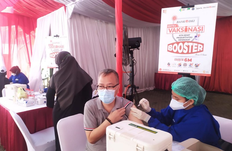 Bank DKI Jakarta Gelar Vaksin Booster Untuk Masyarakat