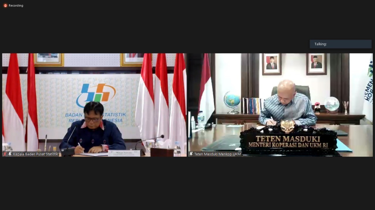 Gandeng BPS, Kemenkop Perkuat Basis Data Tunggal Koperasi dan UMKM