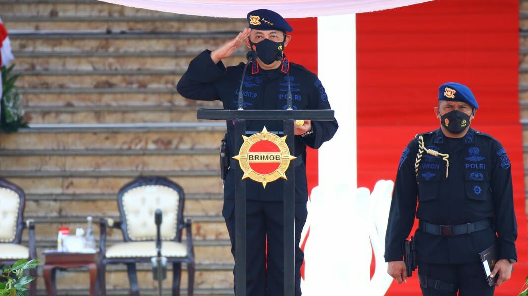 Kapolri Tegaskan Brimob Harus Dapat Menjadi Teladan di Masyarakat dan Institusi