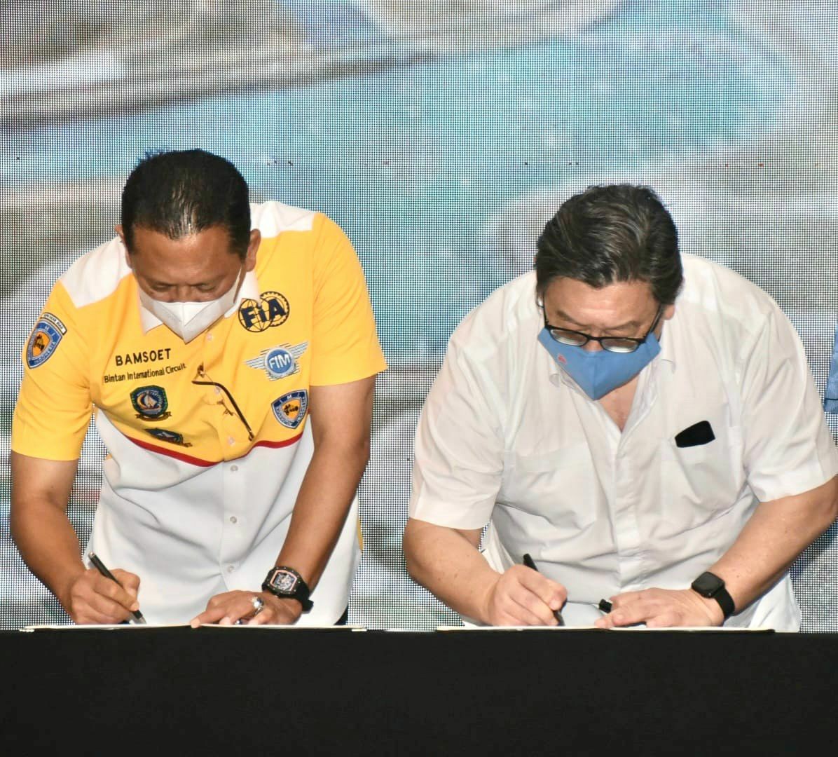 Bamsoet: IMI Bersama Gallant Venture Pte LTD Singapura Tandatangani MOU Pembangunan Bintan International Circuit
