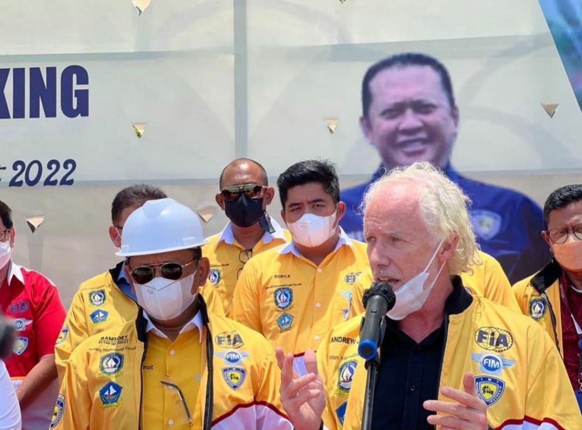 Bamsoet Bersama CEO Gallant Venture Pte LTD Lakukan Seremonial Penentuan Titik Koordinat Pembangunan Bintan International Circuit