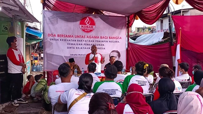 Gelar Doa Bersama, KOBAR Suarakan Jabatan Presiden Tiga Periode