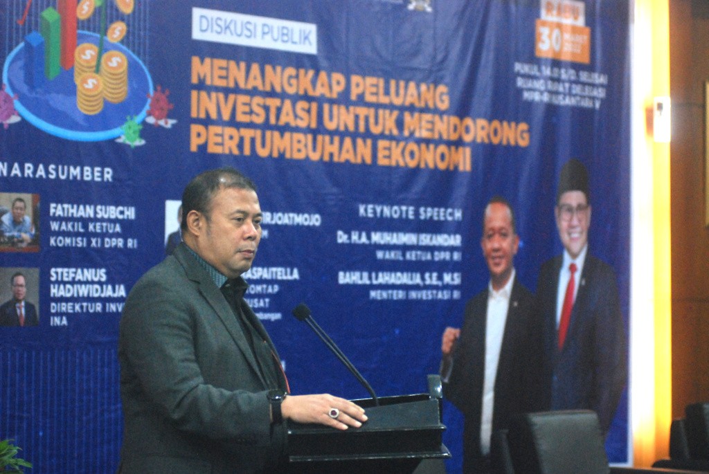 Fraksi PKB Gelar Diskusi " Menangkap Peluang Investasi Untuk Mendorong Pertumbuhan Ekonomi"