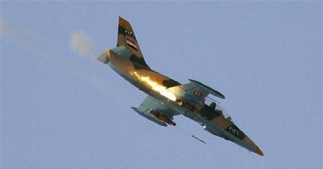 Jet-jet Tempur Suriah Bombardir Markas Teroris Ansharut Tauhid di Idlib