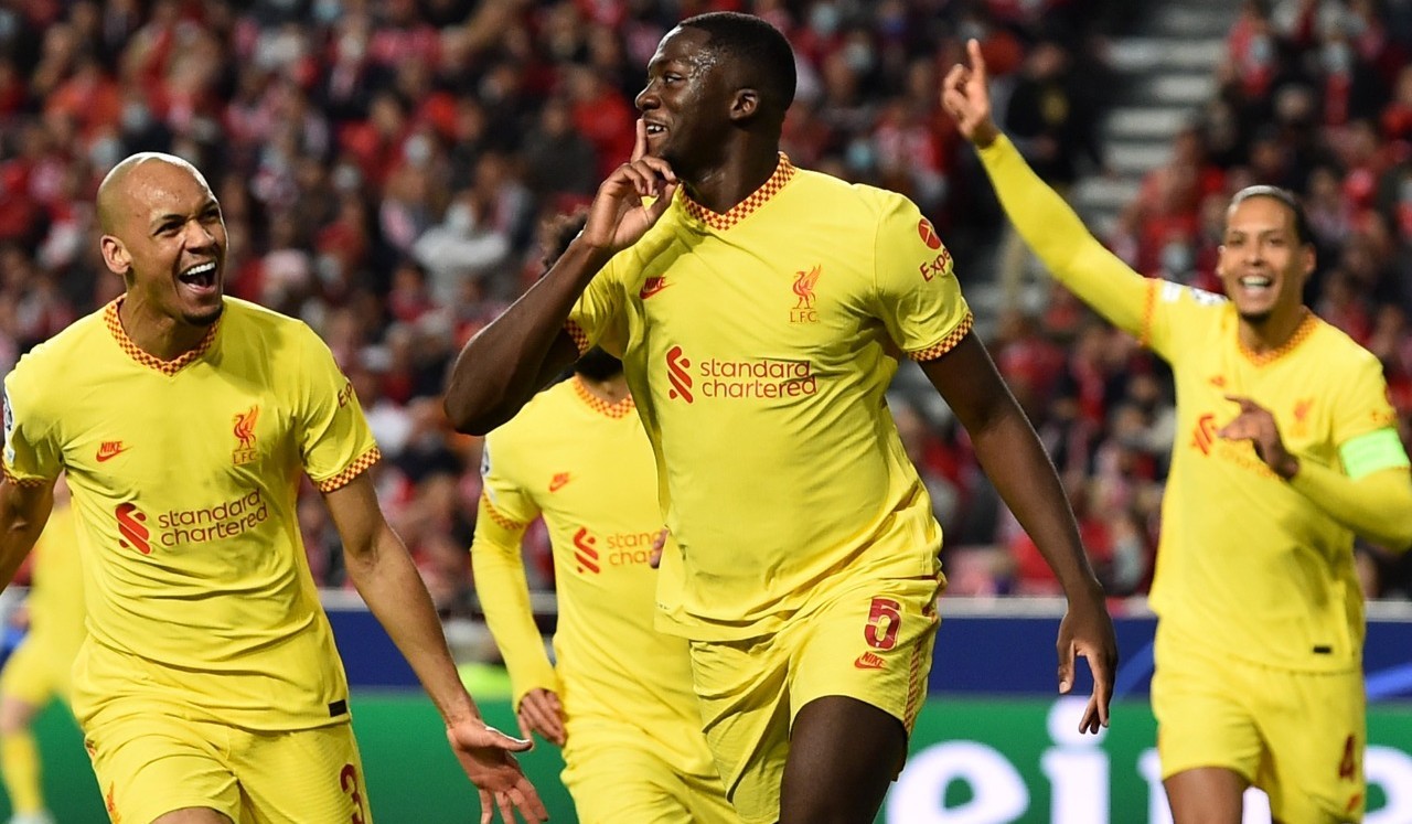 Liverpool Menang 3-1 Lawan Benfica di Leg Pertama Liga Champions
