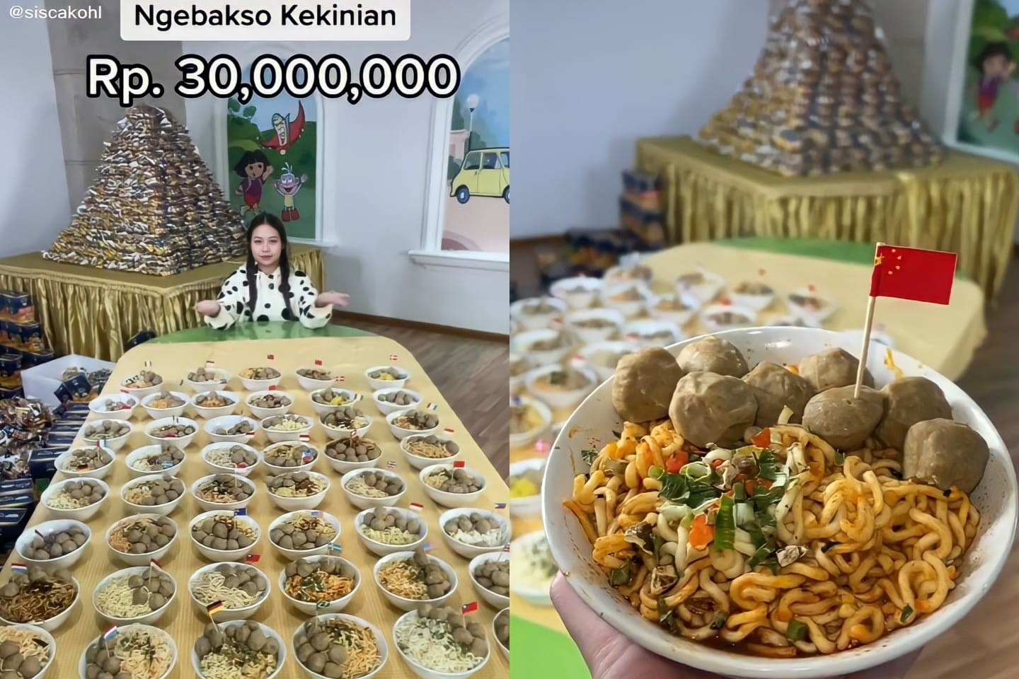 Viral, Sisca Kohl Borong Bakso Hingga 3600 Pieces dengan Harga Rp30 Juta