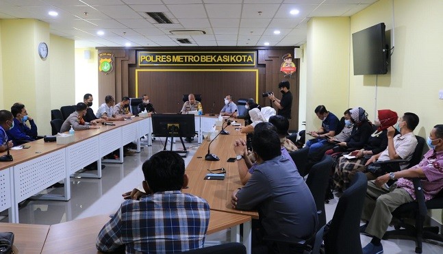 Beredar Ajakan Demo 11 April, Polres Bekasi Kota Undang Para Kepala Sekolah 