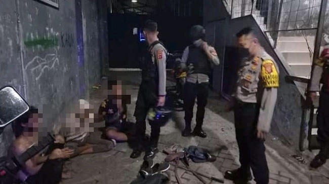 Polres Purwakarta Berhasil Amankan Sejumlah Pelaku Tawuran dan Barang Bukti