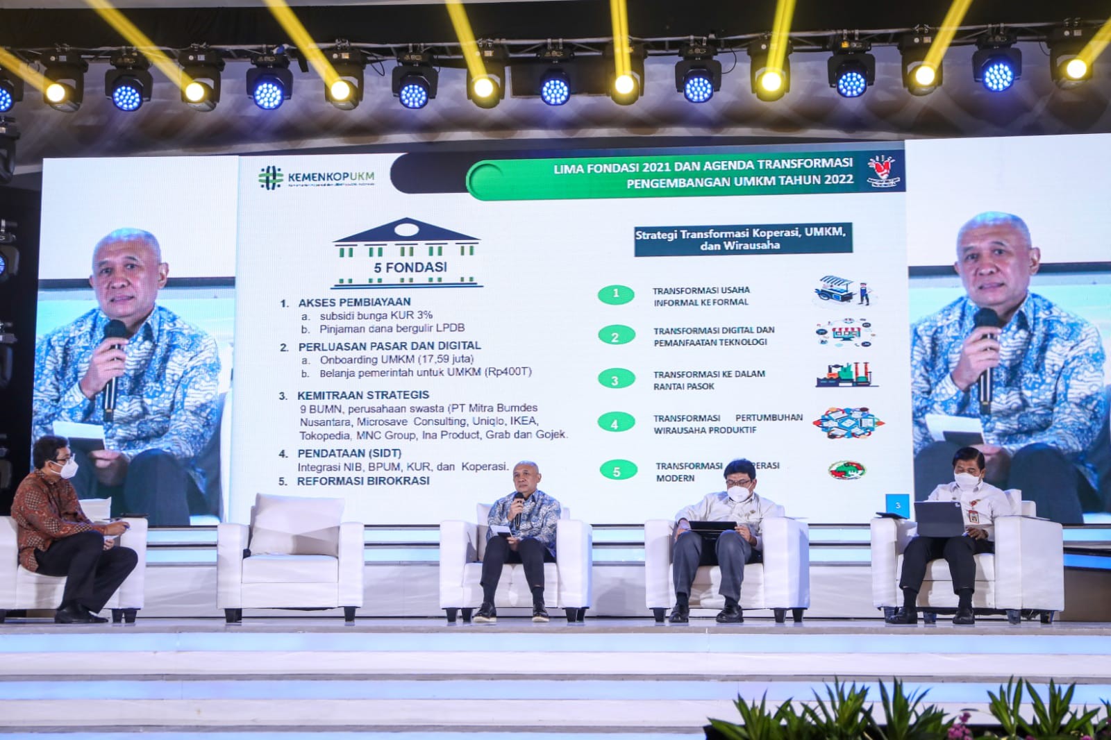 Di Rakornas 2022, Teten: Sekarang Saya Nggak Mau Lagi Perbanyak Sektor Mikro