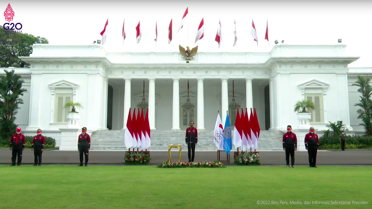 Lepas Tim Indonesia ke Sea Games Vietnam, Jokowi Ingin Indonesia Naik Rangking