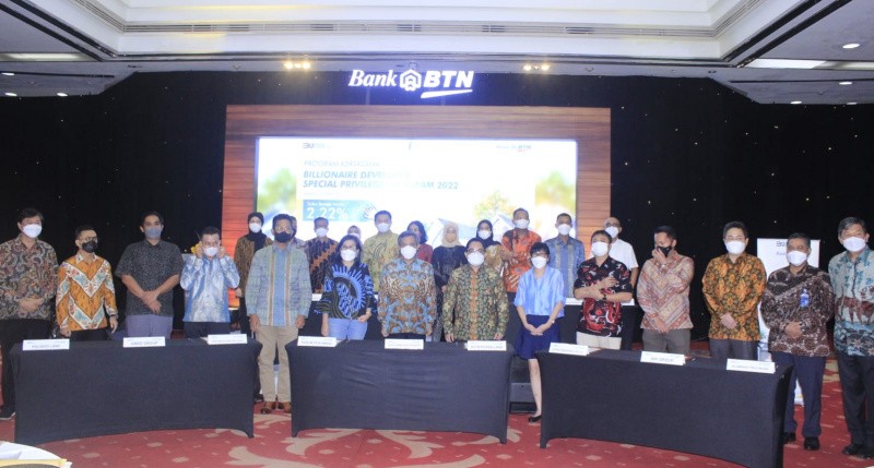 Apresiasi Pengembang Loyal, BTN Rilis Billionaire Developer Special Privilege Program 2022