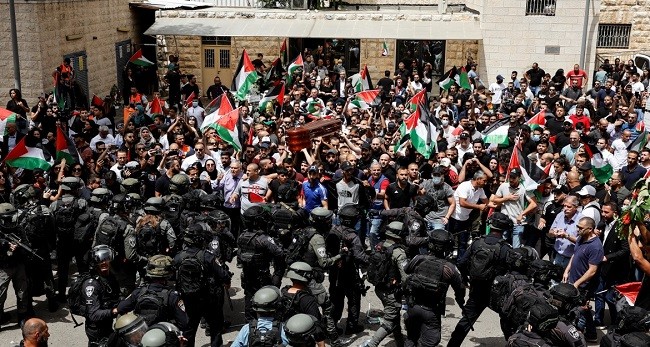 Polisi Israel Serang Prosesi Pemakaman Jurnalis Al Jazeera Shireen Abu Akleh