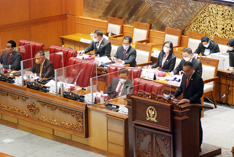 Wakil Ketua DPR Sufmi Dasco Ahmad Bacakan Pidato Ketua DPR Pada Masa Sidang DPR V Tahun 2021-2022, Puan Soroti Soal Hepatitis Akut dan Pembahasan Kebijakan Ekonomi
