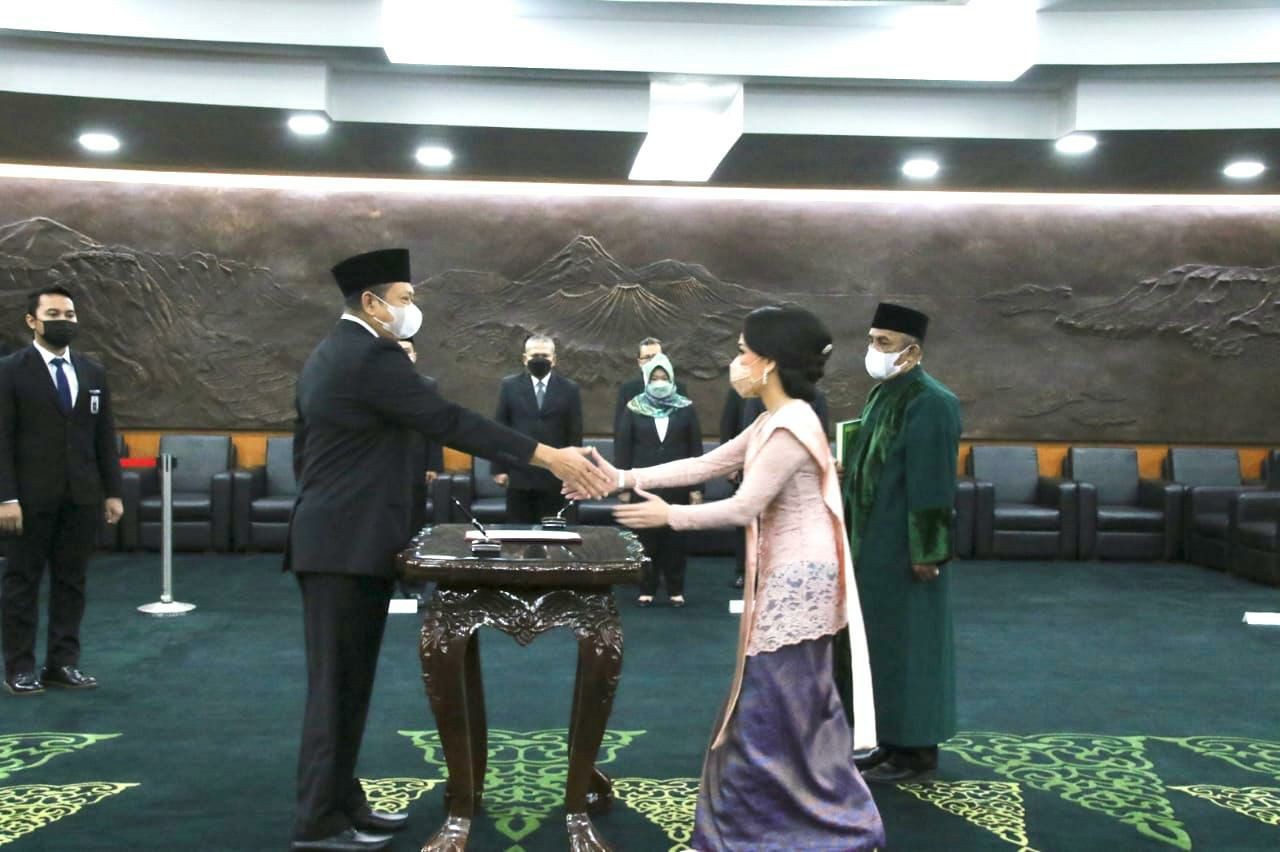 Lantik PAW Anggota MPR RI, Bamsoet Ajak Rawat Nilai-Nilai Pancasila
