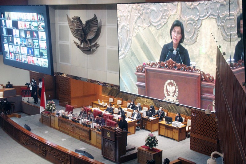 DPR Gelar Paripurna, Menkeu Sampaikan Kerangka Ekonomi Makro dan Pokok-pokok Kebijakan Fiskal RAPBN 2023