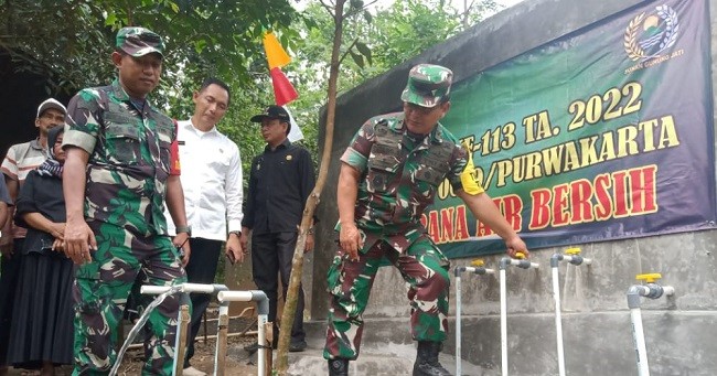 Kadispenad: Berkat Sasaran Tambahan TMMD Ke-113, Warga Tak Lagi Kesulitan Air 