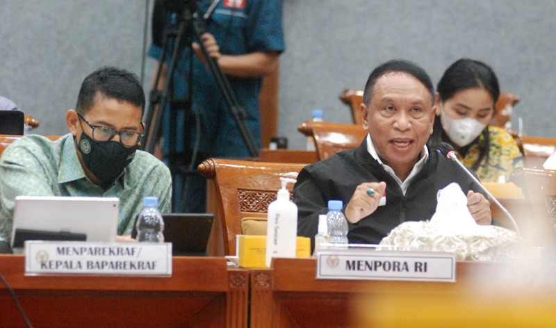 Rapat Kerja Komisi X DPR Dengan Menparekraf dan Menpora