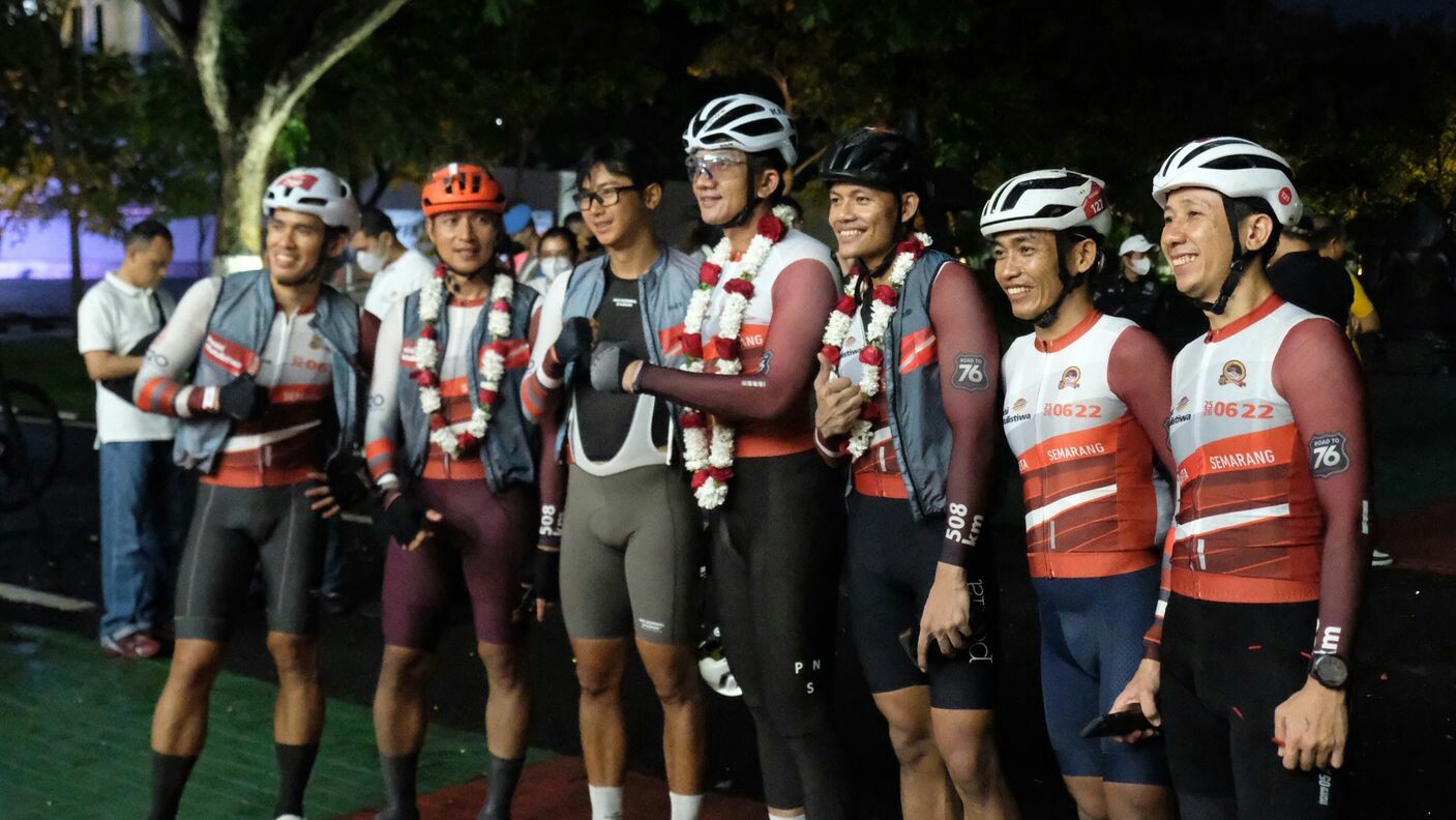 Rekor MURI Pecah, Gowes 508 Km Ditempuh Kurang dari 24 Jam