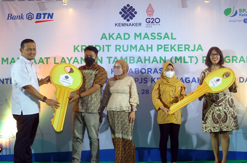 BTN Gelar Akad Massal Kredit Rumah Pekerja