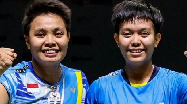 Apriani/Fadia Balas Kekalahan atas Pasangan Chen/Jia