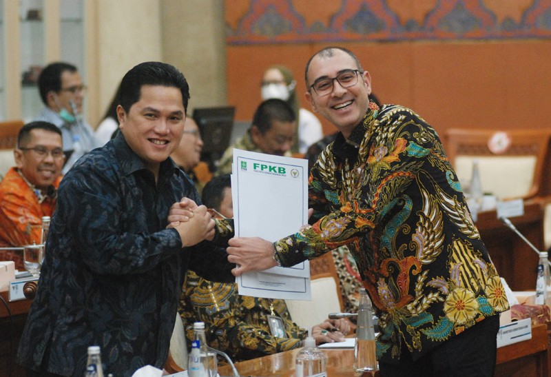 Meneg BUMN Raker Dengan Komisi VI DPR