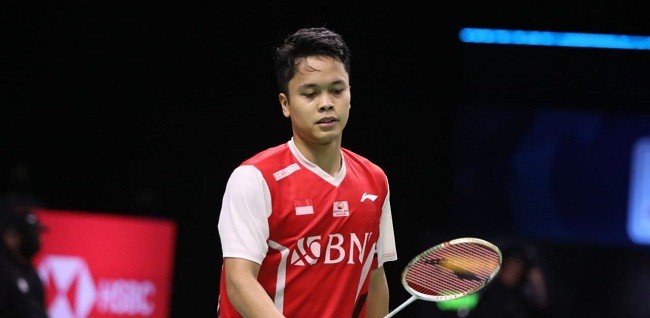 Ginting Ditekuk Juniornya di Delapan Besar Malaysia Master 2022 