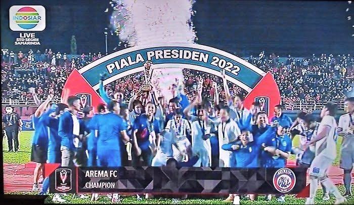 Menang Agregat atas Borneo FC, Arema FC Juara Piala Presiden 2022