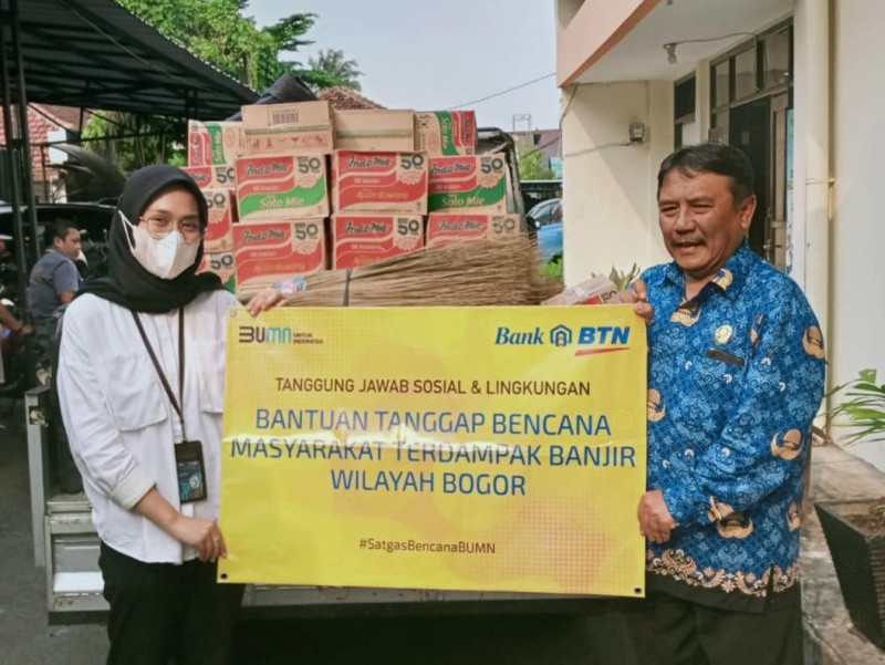 Bank BTN Gercep  Salurkan Bantuan