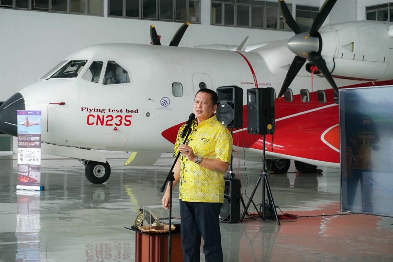 Ketua MPR RI Dorong PT Dirgantara Indonesia Rampungkan Produksi Pesawat N-219 Nurtanio