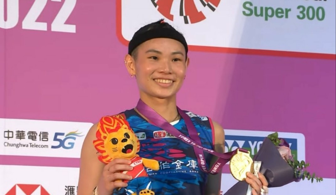 Kandaskan Kawakami di Final,  Tai Tzu Ying Juara Taipei Open 2022