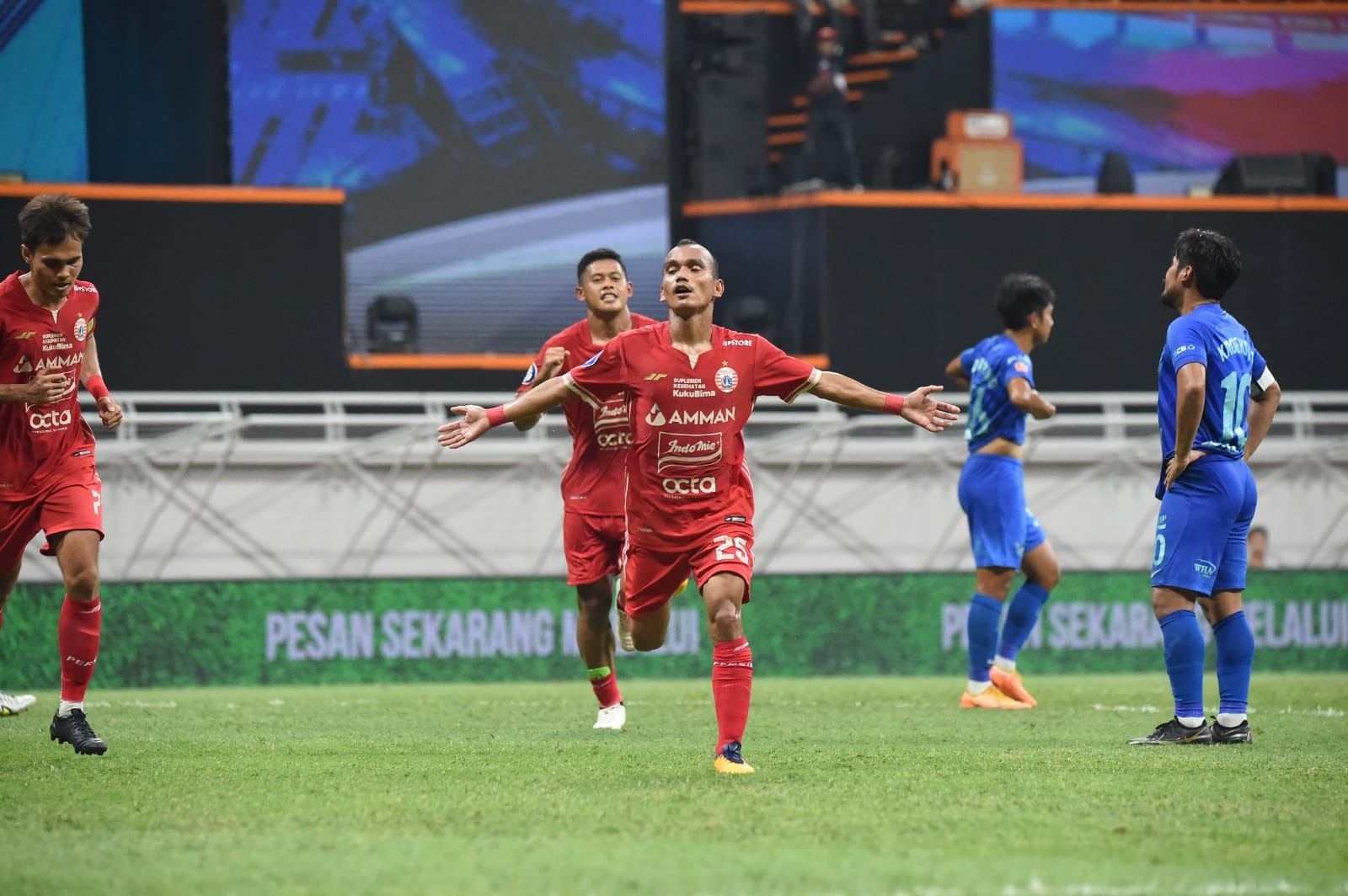 Laga Pembukaan JIS, Dua Gol Riko Simanjuntak Bawa Persija Imbangi Chonburi FC 3- 3