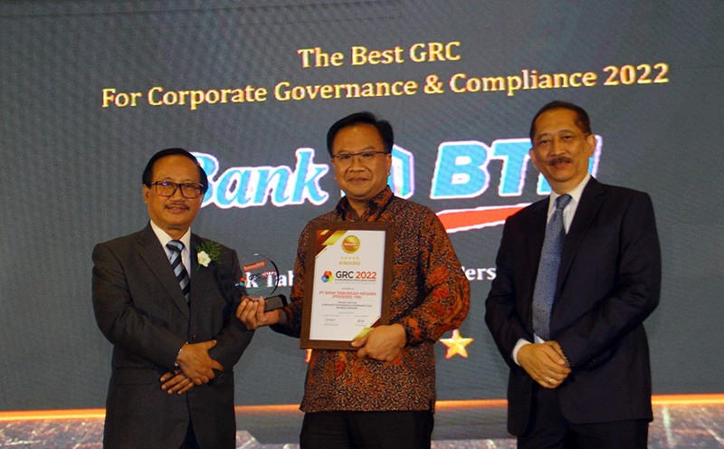 BTN Raih The Best GRC For Corporate Governance Award 2022