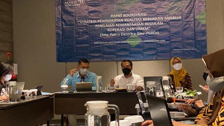 Susun Pedoman Penilaian Kemanfaatan Regulasi KUKM, Kemenkop Kobalorasi dengan 22 Kementerian/Lembaga