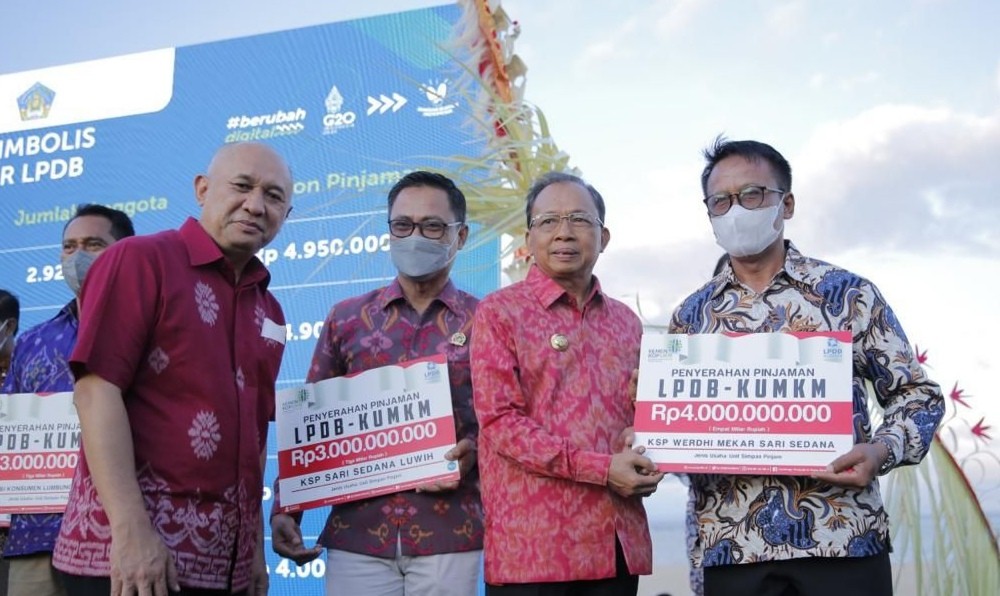 Perkuat Ekonomi Bali, LPDB-KUMKM Salurkan Dana Bergulir untuk 5 Koperasi