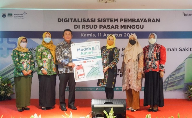 Bank DKI Launching Digitalisasi Sistem Pembayaran Di RSUD Pasar Minggu