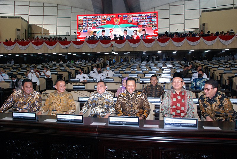 Gladi Bersih Sidang Tahunan MPR, Sidang Bersama DPR dan DPD RI