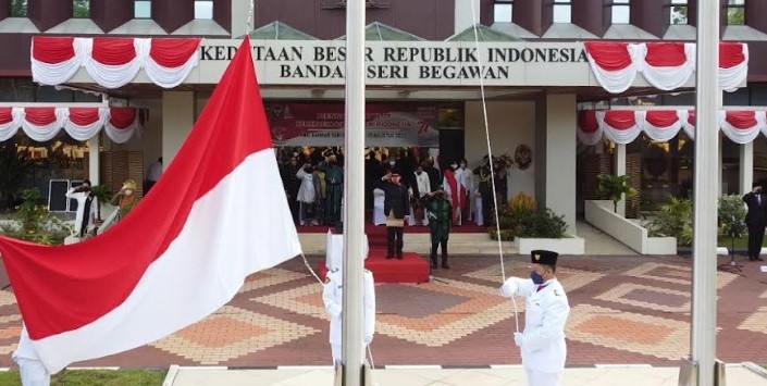 Masyarakat di Brunei Antusias Ikuti Kembali Upacara HUT Kemerdekaan RI