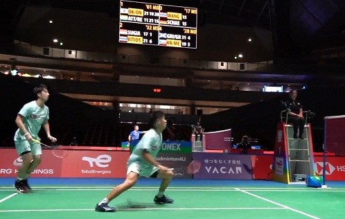 Okamura/Onodera Tumbangkan Wakil India di partai Perdana Kejuaraan Dunia BWF 2022 