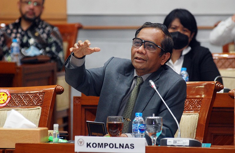 Ketua Kompolnas Mahfud MD RDP Dengan Komisi III DPR