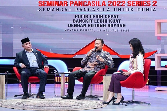 Dialog kompasTV, Ketua MPR RI Dorong Presiden Jokowi Tawarkan Konsep Gotong Royong pada Masyarakat Dunia