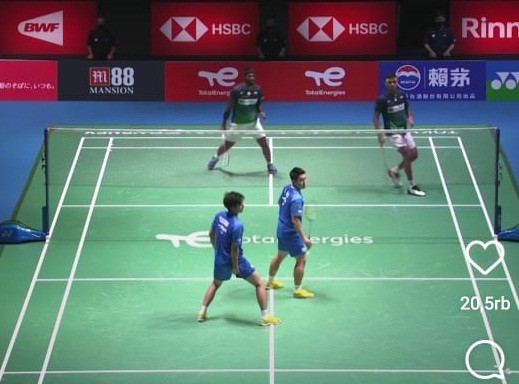 Kejuaraan Dunia BWF 2022, Ganda Unggulan Jepang Tumbang di Tangan India