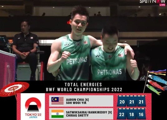 Menang dari India, AAron/Soh Tantang Hendra/Ahsan di Final Kejuaraan Dunia BWF 2022 