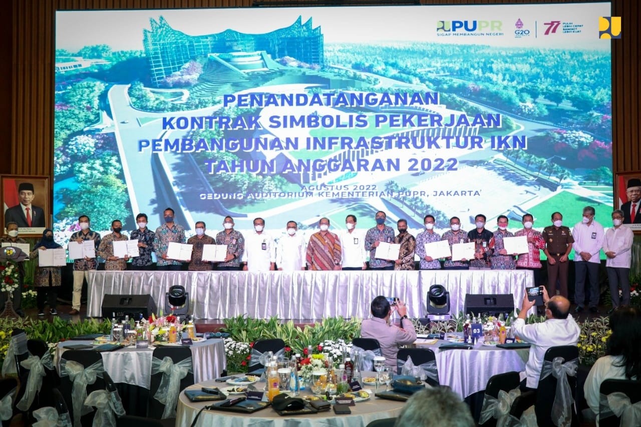 PUPR Mulai Bangun Infrastruktur IKN Tahap 1 Senilai Rp5,3 Triliun