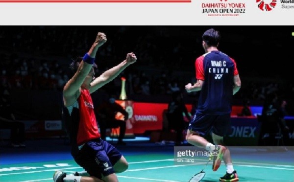 Tumbangkan Peringkat 8 BWF, Ganda Putra China Raih Juara Jepang Open 2022
