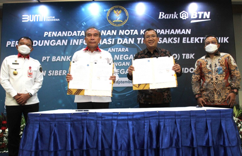 BTN BSSN Maksimalkan Proteksi Transaksi Digital