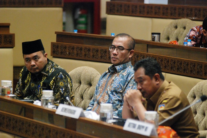 Komisi II DPR Raker Dengan KPU,Bawaslu,Kemendagri  dan DKPP